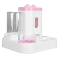 thumbnail image 1 of Dispensador De Agua Y Comida Para Mascotas, Comedero Automático Para Gatos De Diseño 2 En 1 Con Dispensador De Agua De 1 Litro Y Dispensador De Comida De 2 L, Ventana, 1 of 7