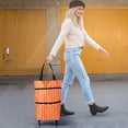 thumbnail image 3 of COFEST Foldable Shopping Trolley Soft Oxford Fabric Shopping Trolley With Folding Wheels Strength Saving Reusable Shopping Bag For Shopping Or Travel B, 3 of 8