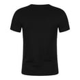 thumbnail image 3 of YLSDY Men's Short Sleeve Workout T-Shirt Quick Dry Stretch Athletic Running Tops Tee Lightweight Casual Performance Shirts Black XXXL, 3 of 5