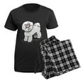 thumbnail image 5 of CafePress - Girly Bichon Frise Women's Dark Pajamas - Women's Short Sleeve Print T-Shirt and Pants Dark Cotton Pajama Set, 5 of 7