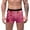 Hot Pink, variant on Wxolcjlv Mens Valentine's Day Boxers Briefs Fashion Casual Comfort Valentines Day Heart Printed Sweet Mid Waist Underwear For Men