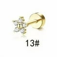 thumbnail image 1 of Boucles d'Oreilles Cartilage pour Femmes en Acier Inoxydable Étoile Clous Hélice Perçage Bijoux, 1 of 9