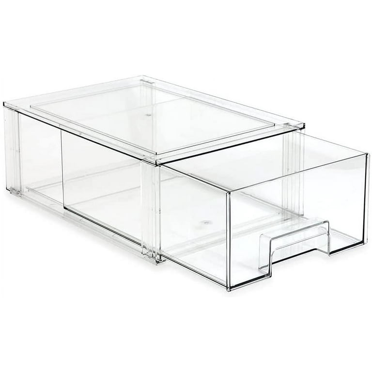 Isaac Jacobs 8-Compartment Clear Acrylic Drawer Organizer (13