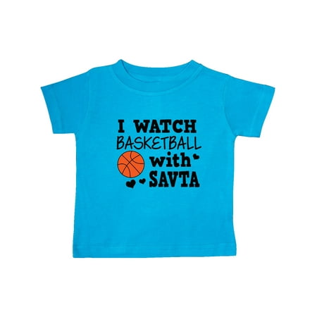 

Inktastic I Watch Basketball with Savta Gift Baby Boy T-Shirt