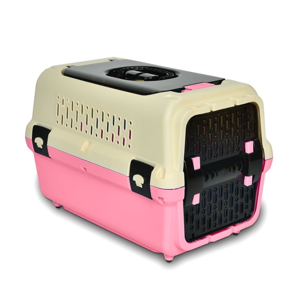 Transportadora de Viaje KE WOOW Big Sur para Perro Gato Conejo Grande Color Rosa