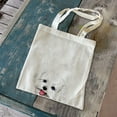 thumbnail image 6 of WIRESTER 14.17 x 12.2 inches Cotton Tote Bag Reusable Grocery Shopping Cloth Bags - Animal Maltese Dog, 6 of 6