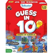 Skillmatics Guess in 10 States of America - Card Game of Smart Questions for Kids & Families | Super Fun & General Knowledge for Family Game Night | Gifts for Kids (Ages 8-99) - Style: States of Ameri