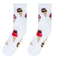 thumbnail image 5 of Crazy Socks, Women's, Food, Breakfast Coffee Ice Cream, Crew Socks, Novelty Cute, 5 of 6