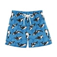thumbnail image 5 of MEZZALL Boys Swimwear Bottoms Kids Swim Trunks With Mesh For Beach Pool And Water Play Comfortable Athletic Swim Shorts Hawaii Swim Trunks, 5 of 5