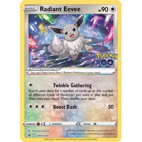 Juego de cartas coleccionables Pokémon Pokemon Radiant Eevee SWSH230
