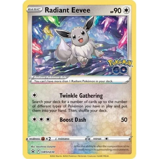 Juego de cartas coleccionables Pokémon Pokemon Radiant Eevee SWSH230