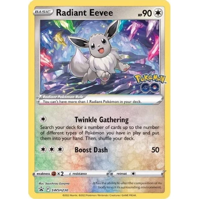 Juego de cartas coleccionables Pokémon Pokemon Radiant Eevee SWSH230