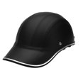 thumbnail image 1 of Summer Breathable Half Helmet Baseball Cap - Black, Lightweight Retro Helmet for Men and Women, 1 of 5