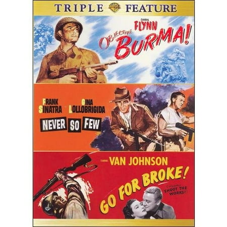 Objective, Burma! / Never So Few / Go For Broke (Triple Feature) (Full Frame, Widescreen)