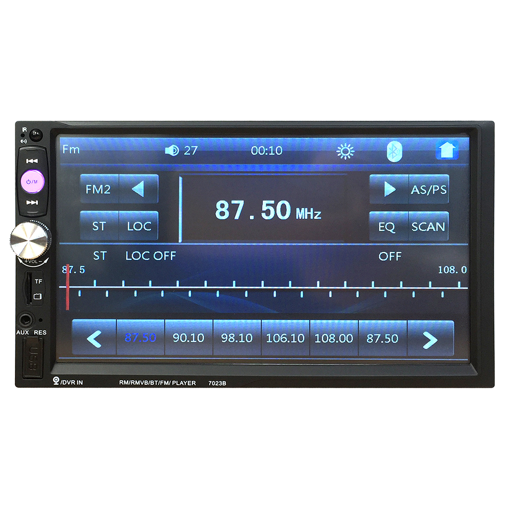 Refurbished Unbranded 7023B 7inch Double 2 Din Bluetooth In Dash Car