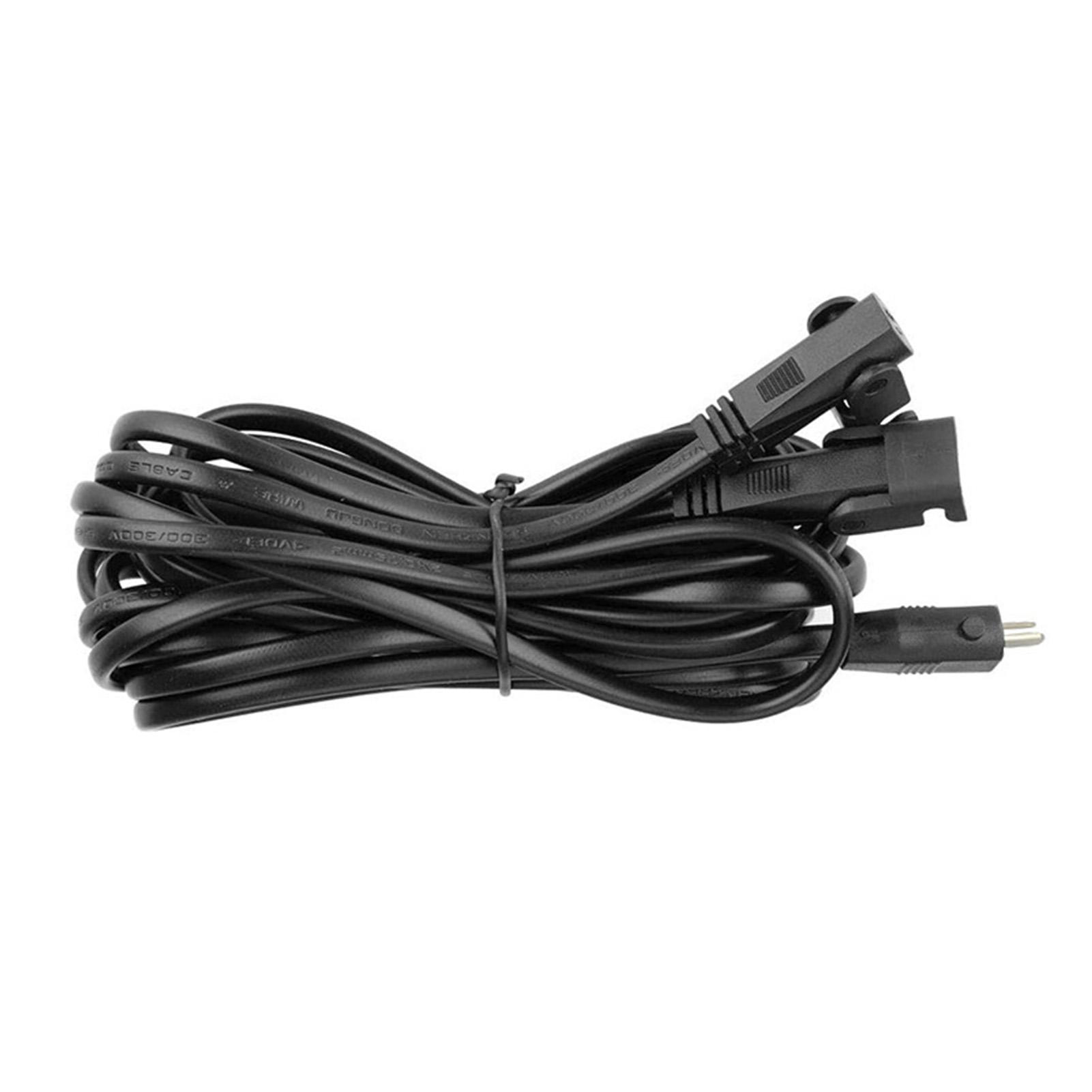 Extension Recliner Power Cord 2 Pin Y Splitter Power Cable