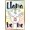 Gold Framed Version, variant on Inspiring Llama - Llama be me Wall Poster, 22.375" x 34", Framed