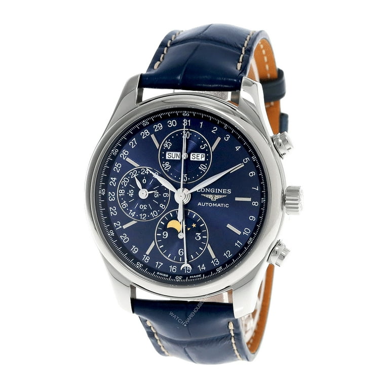 LONGINES Master Collection AUTO Blue Dial Leather Men s Watch L27734920