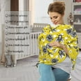 thumbnail image 4 of Fotbe Honeybee Pattern Car Seat Covers for Babies, Nursing Breastfeeding Cover Infant Carseat Canopy, Soft Stretchy Carrier Cover, 4 of 9