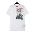 thumbnail image 1 of Camiseta de algodón bordada con estampado de Ángel de palma para hombre y mujer, camisa informal de cuello redondo, Tops de pareja, alta calidad, moda de verano, nuevo, 1 of 1