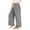Grey, variant on Girls Wide Leg Pants Teens Flowy Loose Fit Palazzo Pants for Girls Kids Linen Trousers Casual Beach Cute Harem Trouser with Pockets