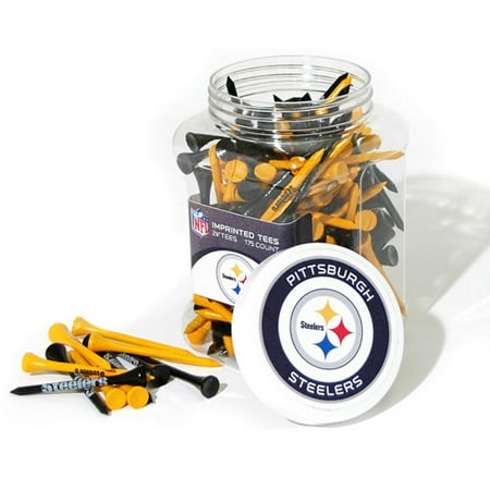 Team Golf NFL Pittsburgh Steelers Jar Of 175 Golf Tees