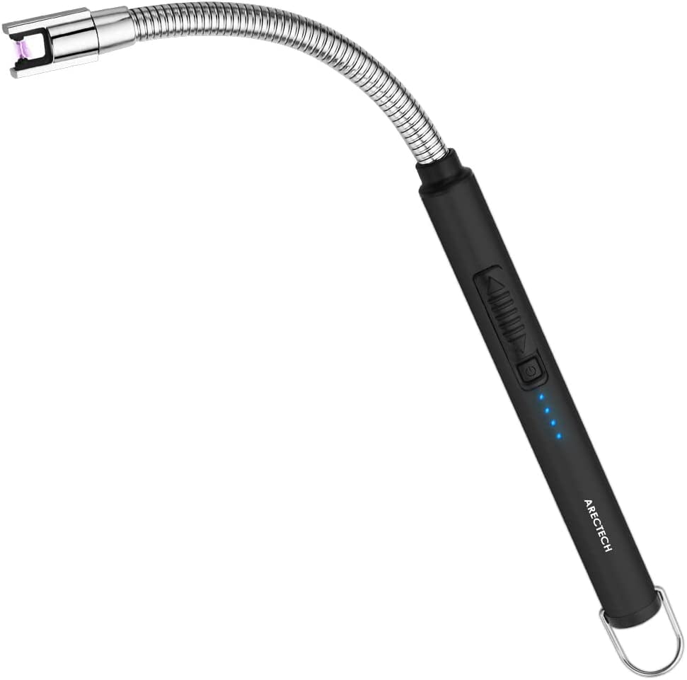 ARECTECH Lighter Candle Lighter Electric Lighter Rechargeable Lighter USB Arc Lighter Plasma for