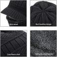 thumbnail image 2 of Ardenknit Winter Duo Hat - Plush Thermal Lined, Breathable Knit with 4 Wearing Options, Soft Smooth Exquisite Texture, 2 of 7