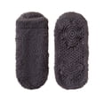 thumbnail image 2 of 2026 Fuzzy Socks with Grips Non Slip Slipper Socks for Men Soft Cozy Plush Fluffy Socks Winter Warm (Dark Gray), 2 of 7