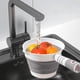 thumbnail image 5 of Cucharas de Agua Plegables para Baño, Cucharas de Plástico para Viaje, Color Gris, 1 Unidad, 26 X 11 X 4 Cm. Cesta de Almacenamiento para Cocina, Jardín, Baño, Mascotas, Frutas y Verduras | Laa250828, 5 of 6