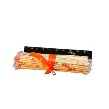 40 Pairs Bamboo Disposable Chopsticks, Individually Packaged (8.5 inches long)