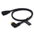 thumbnail image 5 of Kework 2 Pies 48Gbps Hdmi 8K@60Hz Cable De Extensión Ultra Hd Hembra Recta A Ángulo Izquierdo Macho Hdmi 2.1 Extensor Cable Protector De Alta Velocidad Para Xbox Tv Ps4 Ps5 Switch Soporte 4K@120Hz 3D, 5 of 5