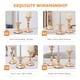 thumbnail image 3 of unbranded Decorativo Portavelas De Metal Color Dorado Para Ambiente Cálido Y Clásico, 3 of 8
