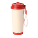 thumbnail image 1 of 500 ml De Vaso Térmico Café Acero Inoxidable Con Popote Bordo Belug, Beige, 1 of 5
