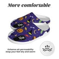 thumbnail image 6 of Lsque Cute And Creepy Pattern Womens Comfort Cotton on Scuff With Memory Foam and Anti-skid Sole Slipper-35/36, 6 of 7