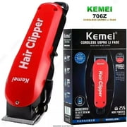 KEMEI Professional Hair Clippers Hair Trimmer for Men Cordless Mens Hair Cutting Kit KM-706Z Pro for Barbers Rechargeable QuiteBattery Included