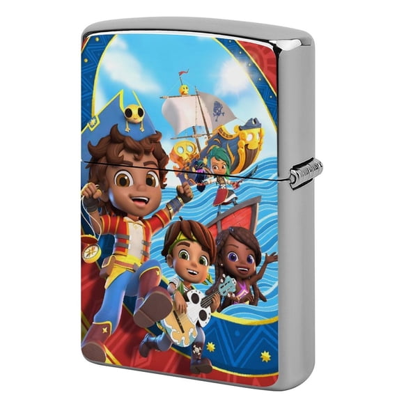 Santiago de los mares-theme Copper Metal Lighter Shell, Premium Replacement Refillable Lighter Case with Durable Metal Construction, Compatible with Zippo and Most Standard Lighter Models