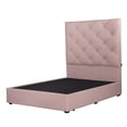 thumbnail image 2 of Box Base Cama Queen Size + Cabecera Ikki Rosa + Almohada 2Pack + Protector Cloud + Sábanas Softy, 2 of 8