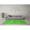 thumbnail image 3 of Ahgly Company Indoor Square Oriental Green Industrial Area Rugs, 6' Square, 3 of 4