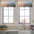 thumbnail image 3 of LALILO Kitchen Curtain Valance Road And Mountains With Foggy Rod Pocket Window Curtain 52"x 18" Set of 2, 3 of 5