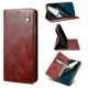 thumbnail image 1 of Funda de cuero con cera de aceite para teléfono OnePlus 11, marrón, 1 of 5