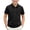 Black, variant on Unisex Kids Short Sleeve Solid Tennis Shirt for 2-15 Years Old Boys Girls Collared School Uniform Tee Soft Breathable Preppy Top for Back to School Daily Wear