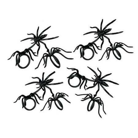 Pack of 144 - Spider Rings 2