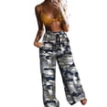 thumbnail image 5 of Pantalones de pijama cómodos para mujer, pantalones de yoga de pierna ancha, pantalones sueltos con estampado floral de mariposa, pantalones casuales para correr Fridja  hfkajh99010, 5 of 5