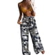 thumbnail image 5 of Pantalones de pijama cómodos para mujer, pantalones de yoga de pierna ancha, pantalones sueltos con estampado floral de mariposa, pantalones casuales para correr Fridja  hfkajh99007, 5 of 5