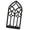 Ms8643, variant on Tibvox Black Wood Wall Shelf Gothic Hollowed Window Frame Crystal Display Storage Rack