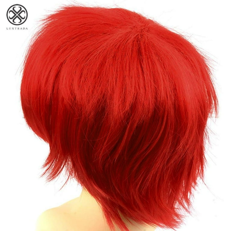 Luxtrada 11.8 inches Fashion Cosplay Wig Short Straight Men Boy