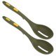 thumbnail image 3 of Heat Resistant Silicone Serving Spoon Set 2pcs Long Handle Flexible Nonstick Kitchen Colander Spoons for Family, Restaurant, Buffet, Cooking and, 3 of 5