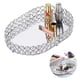 thumbnail image 2 of Bandeja de cristal ovalada tamaño S - Plata galvanizada Adepaton 2035309-1, 2 of 9