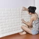 thumbnail image 2 of DIY 3D Pegatina De Pared De Ladrillo Sala De Estar Decoración De Espuma Impermeable Papel Pintado Adhesivo, 2 of 4